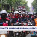 Video: Konvoi Motor! Buruh Ramai-Ramai Demo di Jantung Jakarta