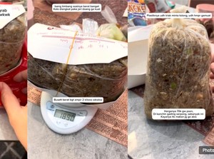 Gokil! Netizen Kaget Lihat Porsi Barbar Pesanan Nasi Goreng Online