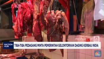 Video: Pedagang Minta Pemerintah Gelontorkan Daging Kerbau India