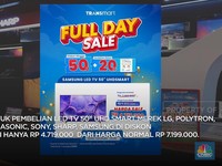 Video: Diskon Awal di Transmart! TV LED Layar Lebar Banting Harga
