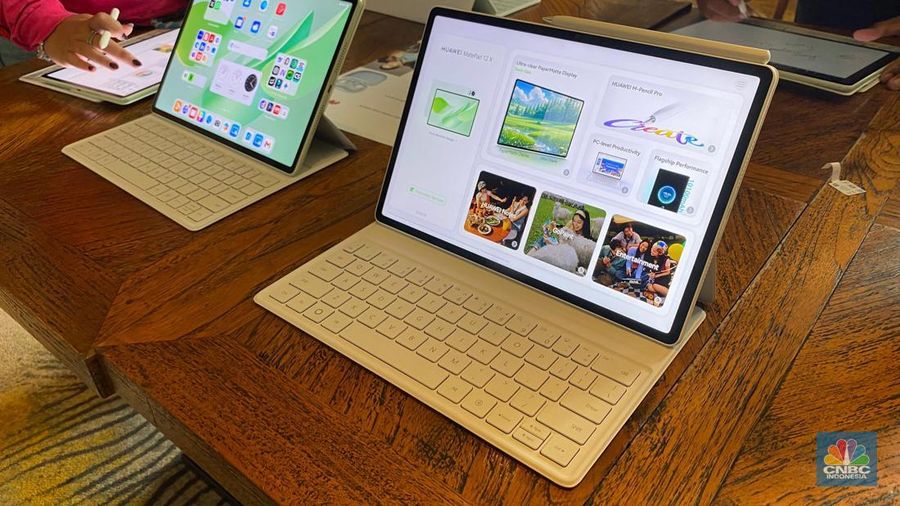 Huawei Matepad 12 X Resmi Dirilis, Jumat (9/1/2026). (CNBC Indonesia/Novina Putri Bestari)