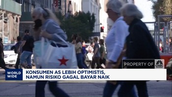 Video: Konsumen AS Lebih Optimistis, Namun Risiko Gagal Bayar Naik