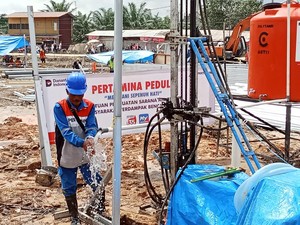 Korban Bencana di Aceh Dapat Akses Air Bersih dari Sumur Bor