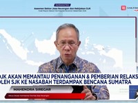 Video: OJK Pantau Relaksasi Kredit Nasabah Terdampak Bencana Sumatra