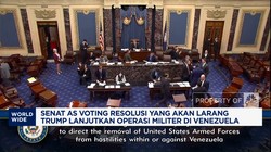 Video: Senat AS Voting Resolusi Larang Operasi Militer Trump