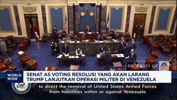 Video: Senat AS Voting Resolusi Larang Operasi Militer Trump