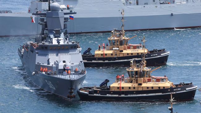 Tensi Panas, Militer Angkatan Laut Rusia, Iran dan China Ngumpul di sini