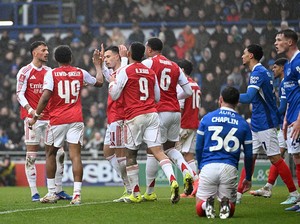 Portsmouth Vs Arsenal: Trigol Martinelli Loloskan The Gunners