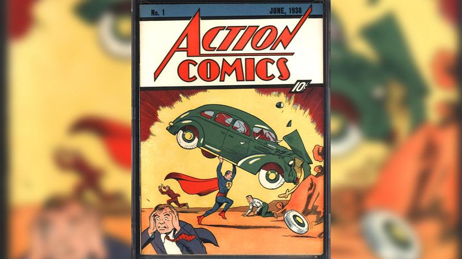 Sebuah salinan langka komik tahun 1938 yang memperkenalkan Superman kepada dunia telah terjual kepada seorang kolektor anonim. (Dok. metropoliscomics.com)