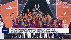Video: Barcelona Juara Piala Super Spanyol Usai Kalahkan Real Madrid