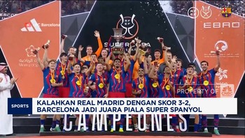 Video: Barcelona Juara Piala Super Spanyol Usai Kalahkan Real Madrid