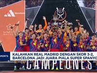 Video: Barcelona Juara Piala Super Spanyol Usai Kalahkan Real Madrid