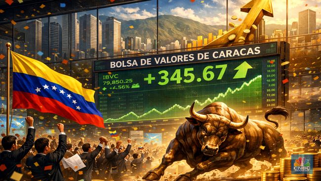 Diinvasi Amerika, Saham Venezuela Malah Terbang 300%