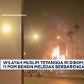 Video: Wilayah Muslim Tetangga RI Dibom, 11 Pom Bensin Meledak