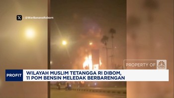 Video: Wilayah Muslim Tetangga RI Dibom, 11 Pom Bensin Meledak