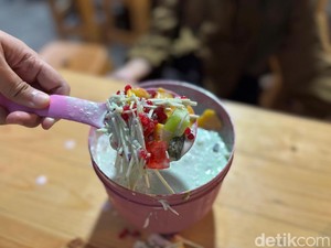 Luber! Es Teler di Teko hingga Baskom Ini Sukses Bikin Ngiler