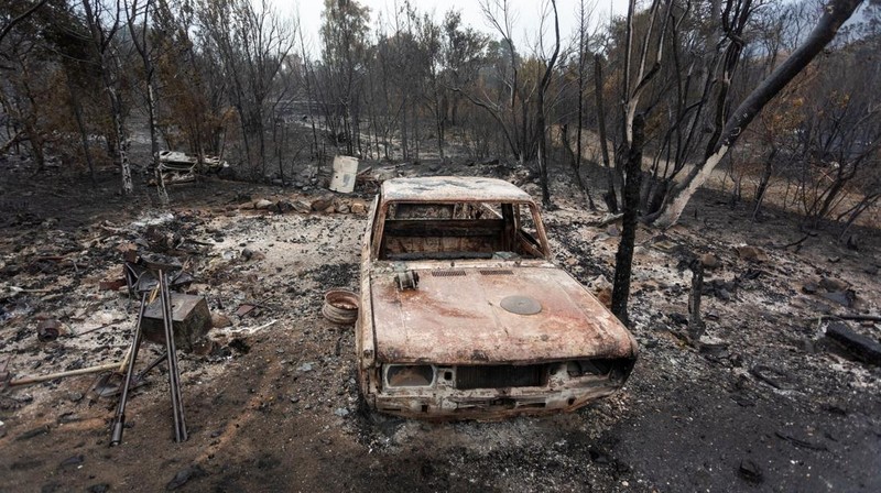 Kebakaran hutan meluas di Patagonia, Argentina. (REUTERS/Matias Garay)