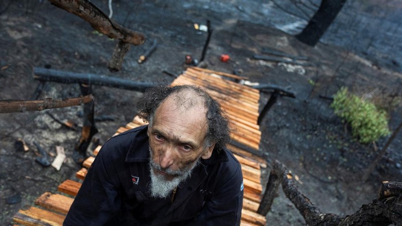 Kebakaran hutan meluas di Patagonia, Argentina. (REUTERS/Matias Garay)