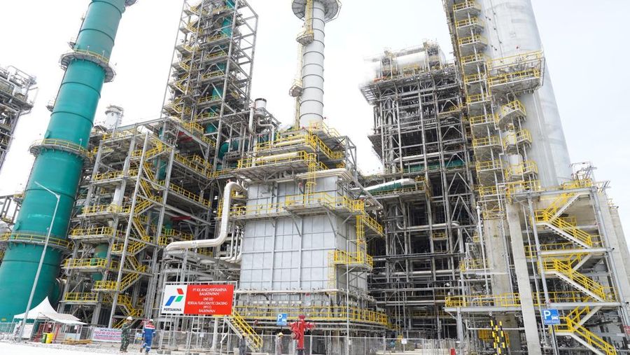 Kilang minyak terbesar di Indonesia yakni Refinery Development Master Plan (RDMP) Balikpapan, Kalimantan Timur. (Dok. Kementerian ESDM)