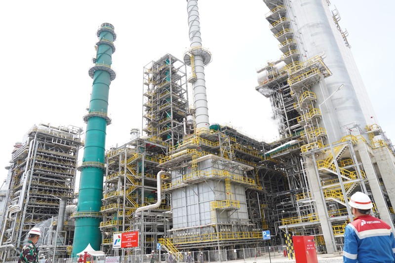 Kilang minyak terbesar di Indonesia yakni Refinery Development Master Plan (RDMP) Balikpapan, Kalimantan Timur. (Dok. Kementerian ESDM)