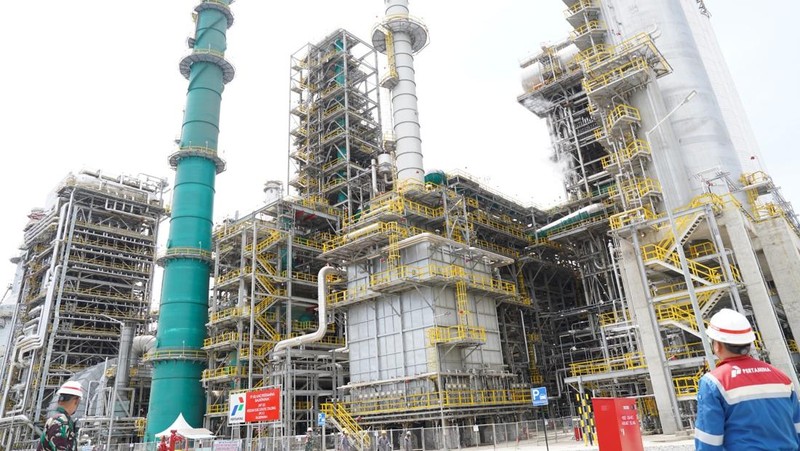 Kilang minyak terbesar di Indonesia yakni Refinery Development Master Plan (RDMP) Balikpapan, Kalimantan Timur. (Dok. Kementerian ESDM)