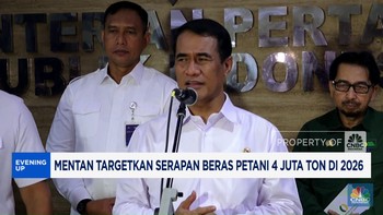Video: Mentan Targetkan Serapan Beras Petani 4 Juta Ton di 2026