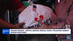 Pasar Murah Artha Graha Peduli Sapa 'Pejuang Subuh' Pasar Kwitang