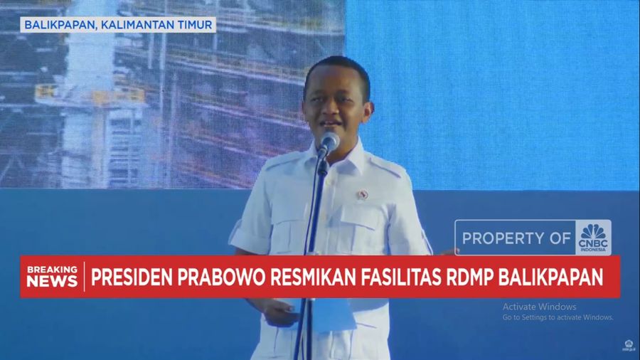Prabowo Resmikan Kilang Minyak Terbesar RI di Balikpanan