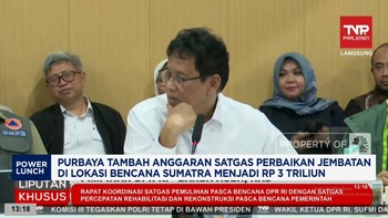 Video: Purbaya Beri Rp3 T Ke Satgas Perbaikan Jembatan Banjir Sumatra