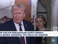 Video: Trump Ancam Perusahaan Kartu Kredit, Minta Bunga 10%