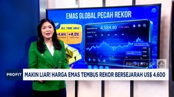 Video: Makin Liar! Harga Emas Tembus Rekor Bersejarah USD 4.600