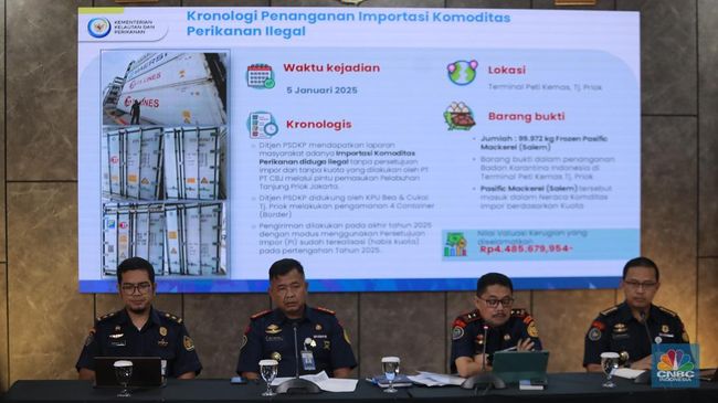 KKP Gagalkan 100 Ton Ikan Salem Impor Ilegal Masuk RI, Ini Modusnya