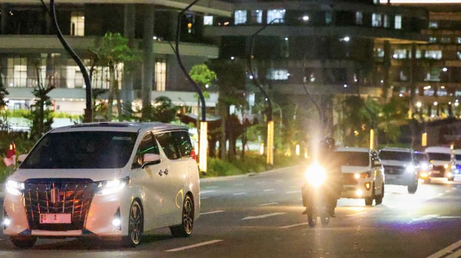 Presiden Prabowo Subianto tiba di Ibu Kota Nusantara (IKN) pada Senin, 12 Januari 2026 sekitar pukul 18.44 WITA. (Dok. OIKN)