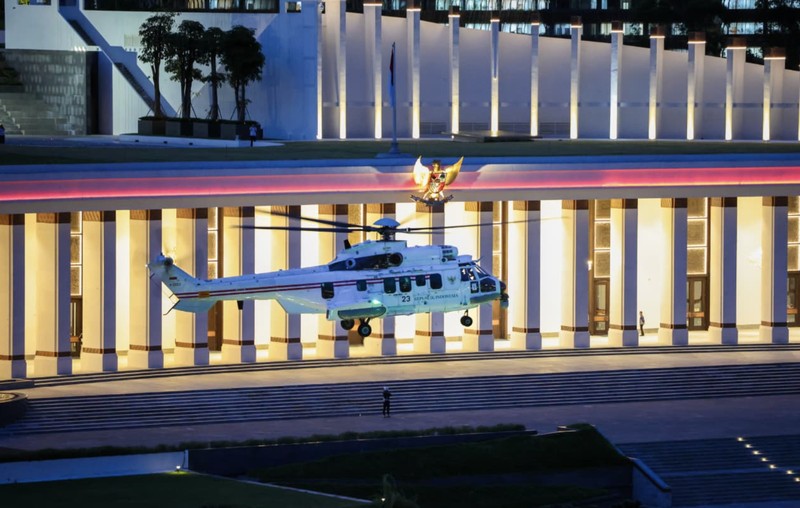 Presiden Prabowo Subianto tiba di Ibu Kota Nusantara (IKN) pada Senin, 12 Januari 2026 sekitar pukul 18.44 WITA. (Dok. OIKN)