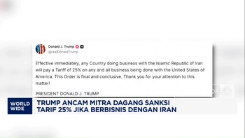 Video: Trump Ancam Tarif 25% bagi Negara yang Berbisnis dengan Iran