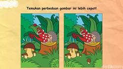 Katanya Anak Ranking 1 di Sekolah Cepat Menemukan Perbedaan di Gambar Ini
