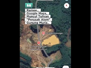 Heboh Titik Perusak Alam Bermunculan di Maps Pegunungan Muria Kudus