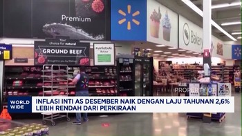 Video: Inflasi Inti AS Desember Naik 2,6%, Lebih Rendah dari Perkiraan