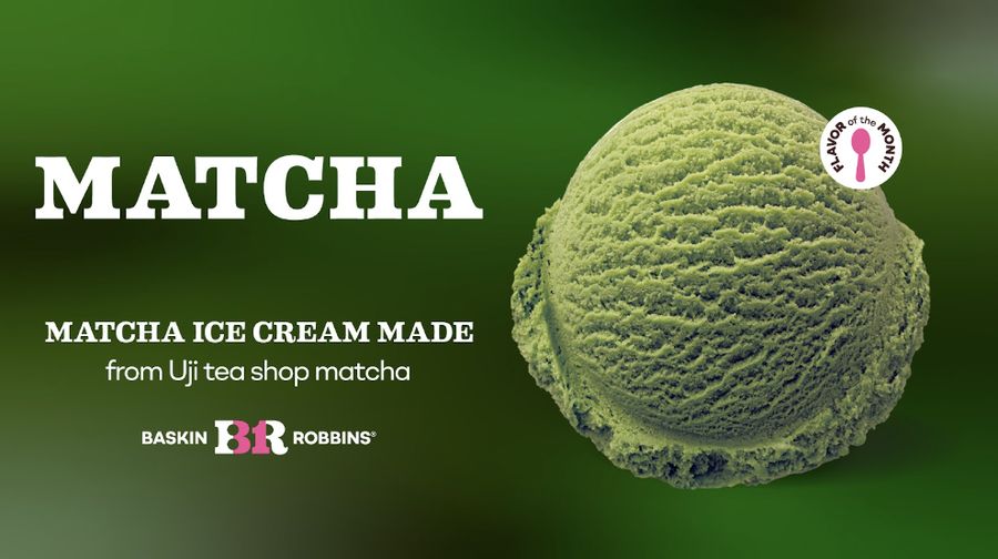 Matcha Ice Cream Baskin Robbins. (Dok. Baskin Robbins)