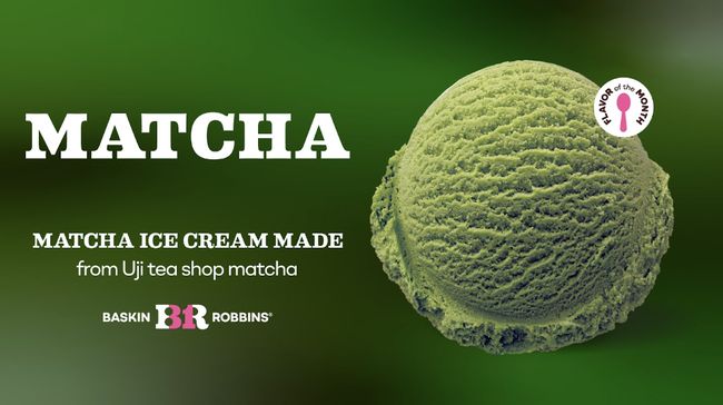 Baskin Robbins Luncurkan Rasa Terbaru: Matcha Ice Cream Uji Jepang