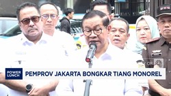 Video: Pramono Anung  Hadiri Pembongkaran Tiang Monorel Jakarta