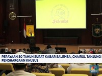 Perayaan 50 Tahun Surat Kabar Salemba,Chairul Tanjung Dapat Penghargan