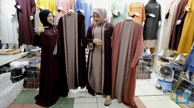 Penampakan Gamis "Bini Orang" yang Lagi Viral di Pasar Tanah Abang