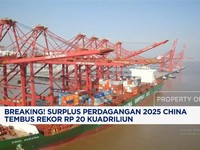 Video: Surplus Perdagangan 2025 China Tembus Rekor Rp 20 Kuadriliun