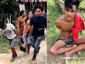 Pencuri Motor yang Babak Belur Dimassa di Batang Hari Beraksi Pakai Senpi