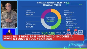 Video: BKPM Catat Investasi Kuartal IV-2025 Tembus RP 496,9 Triliun