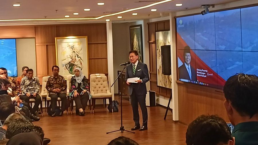 CEO Lippo Group, James Riady. (CNBC Indonesia/Ferry Sandi)