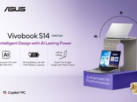 ASUS Vivobook S14 S3407QA, Laptop AI Terbaik dengan Baterai Tahan Lama
