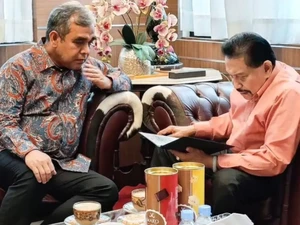 Ketua MPR Bertemu Hendropriyono, Bahas Intelijen Hingga Masalah Global