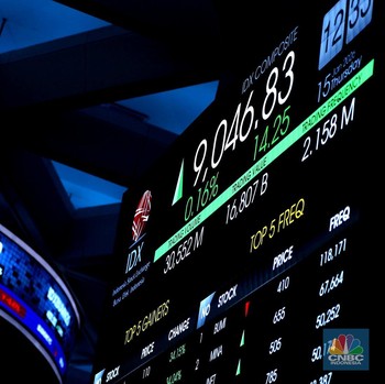 IHSG Lanjut Menguat di Atas 9.000, Bank BUMN Jadi Penopang
